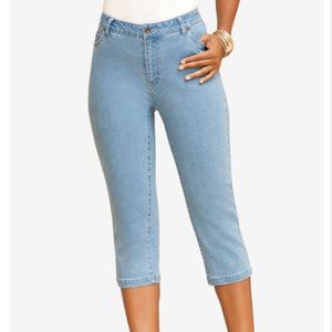 Womens Stretch Denim Capris, NEW W/O tags